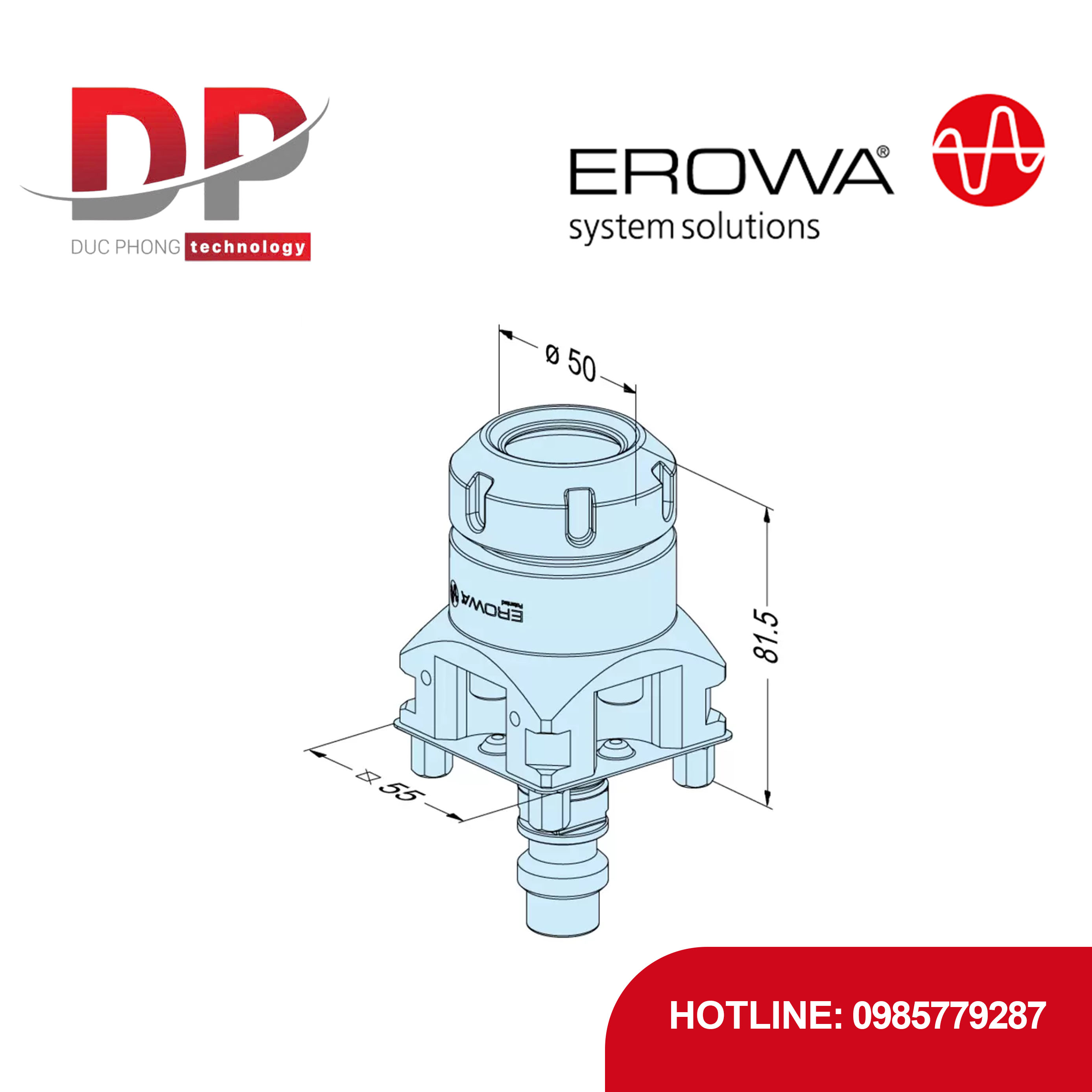 Đầu kẹp Collet EROWA ER-093999 50 C