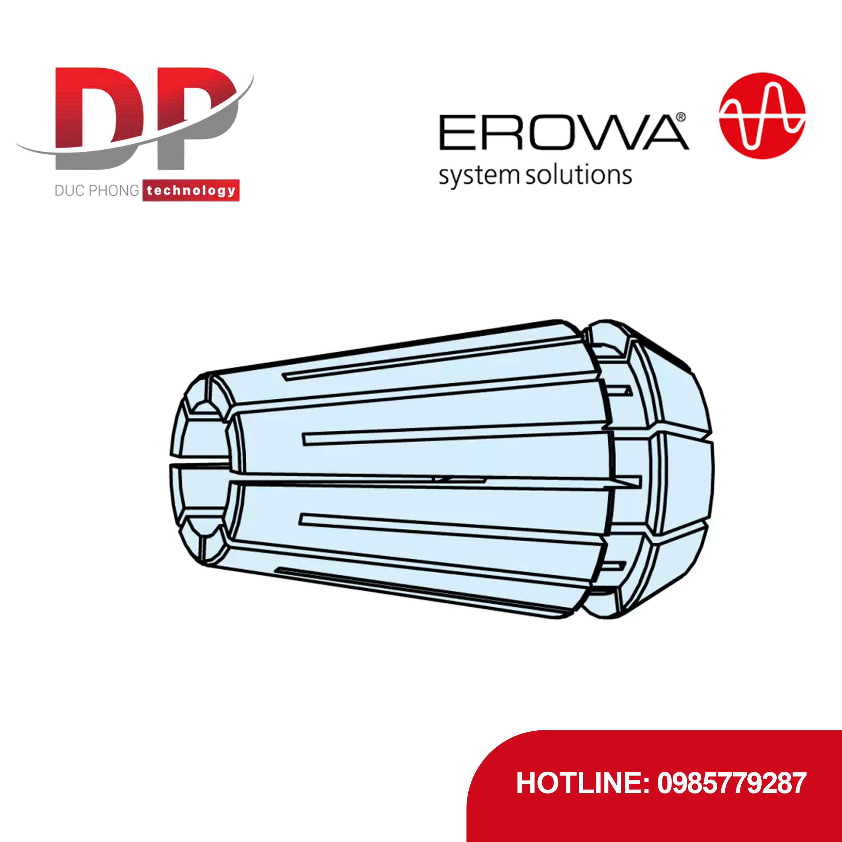 Đầu kẹp Collet EROWA ER-002400 ER16