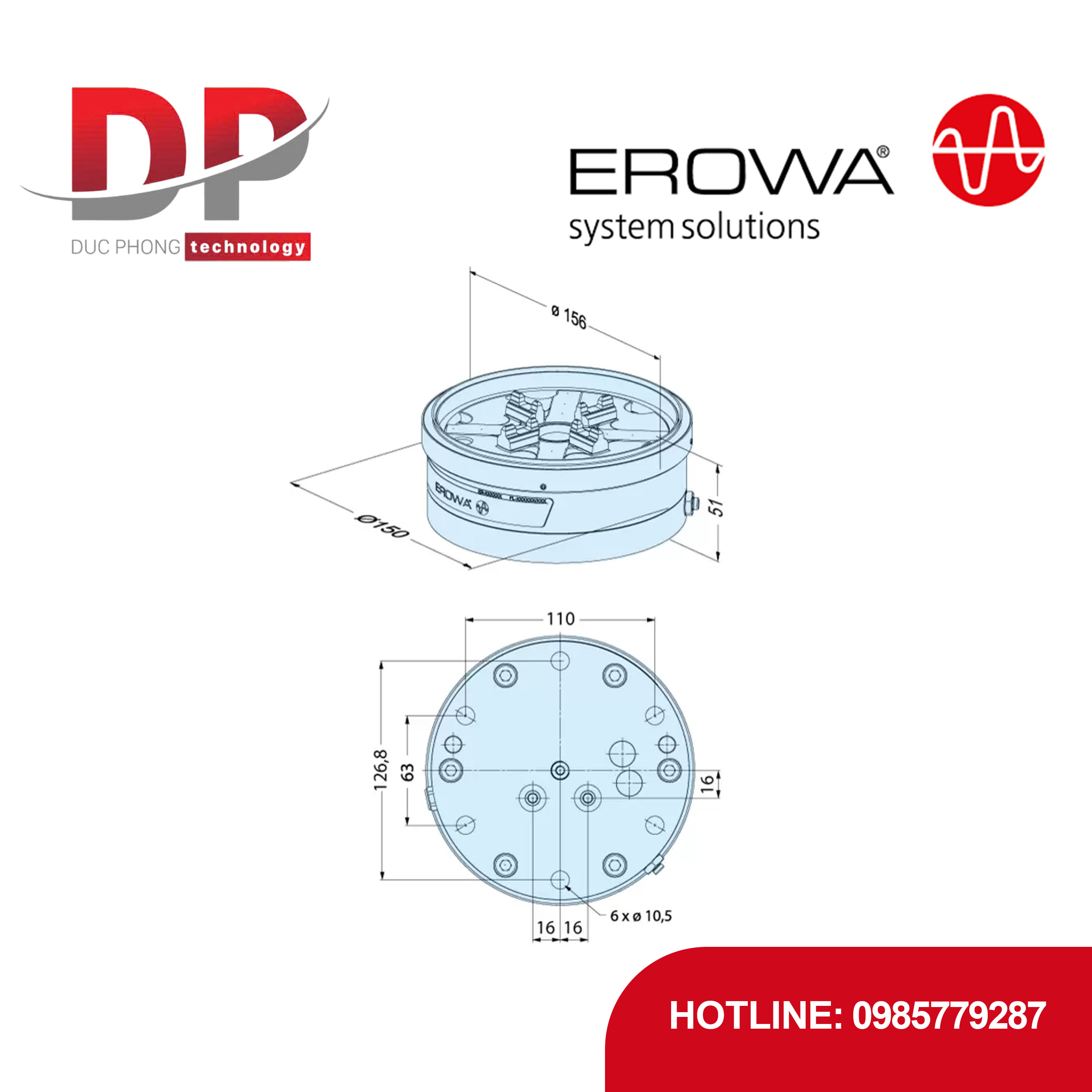 Đầu kẹp EROWA ER-115254