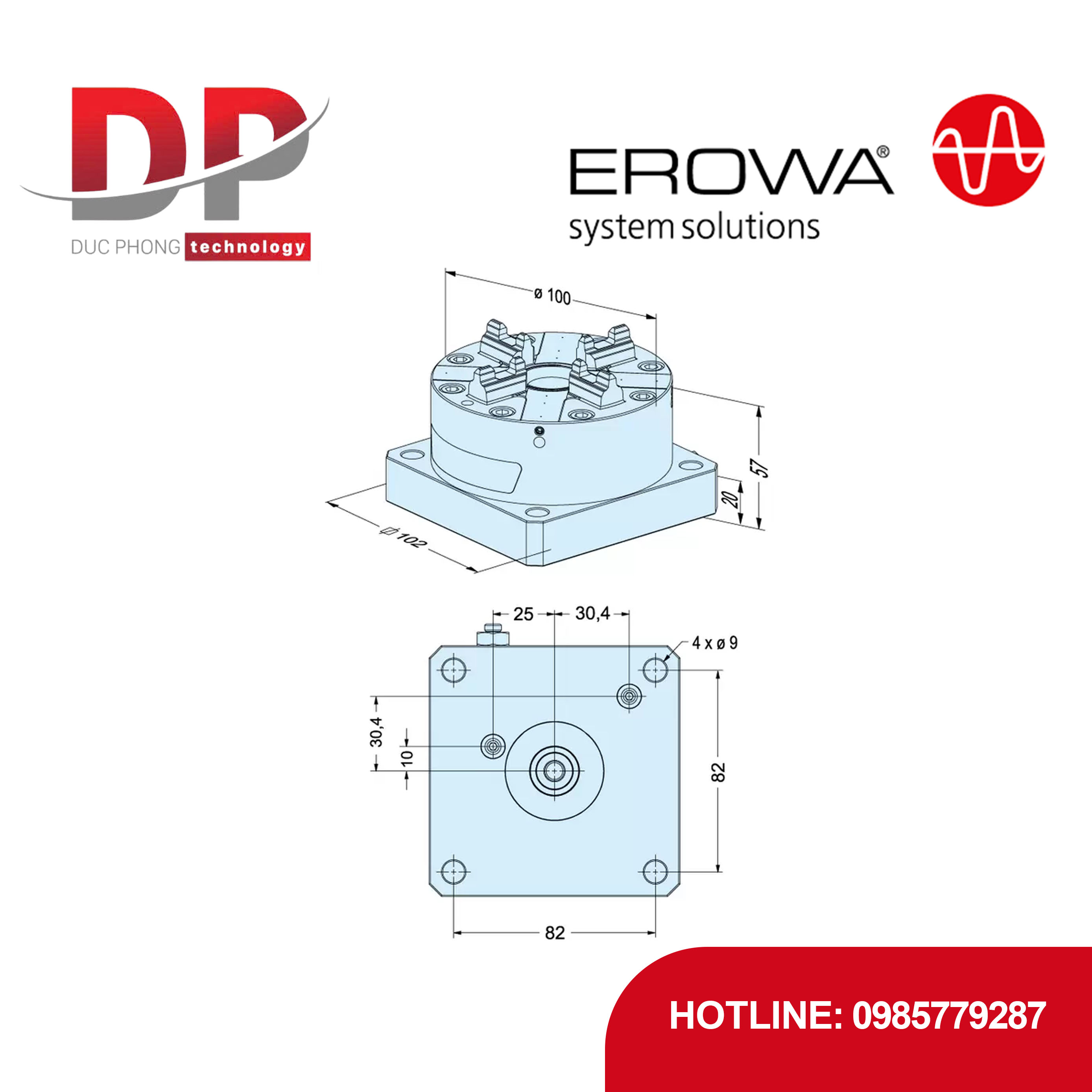 Đầu kẹp EROWA ER-155102