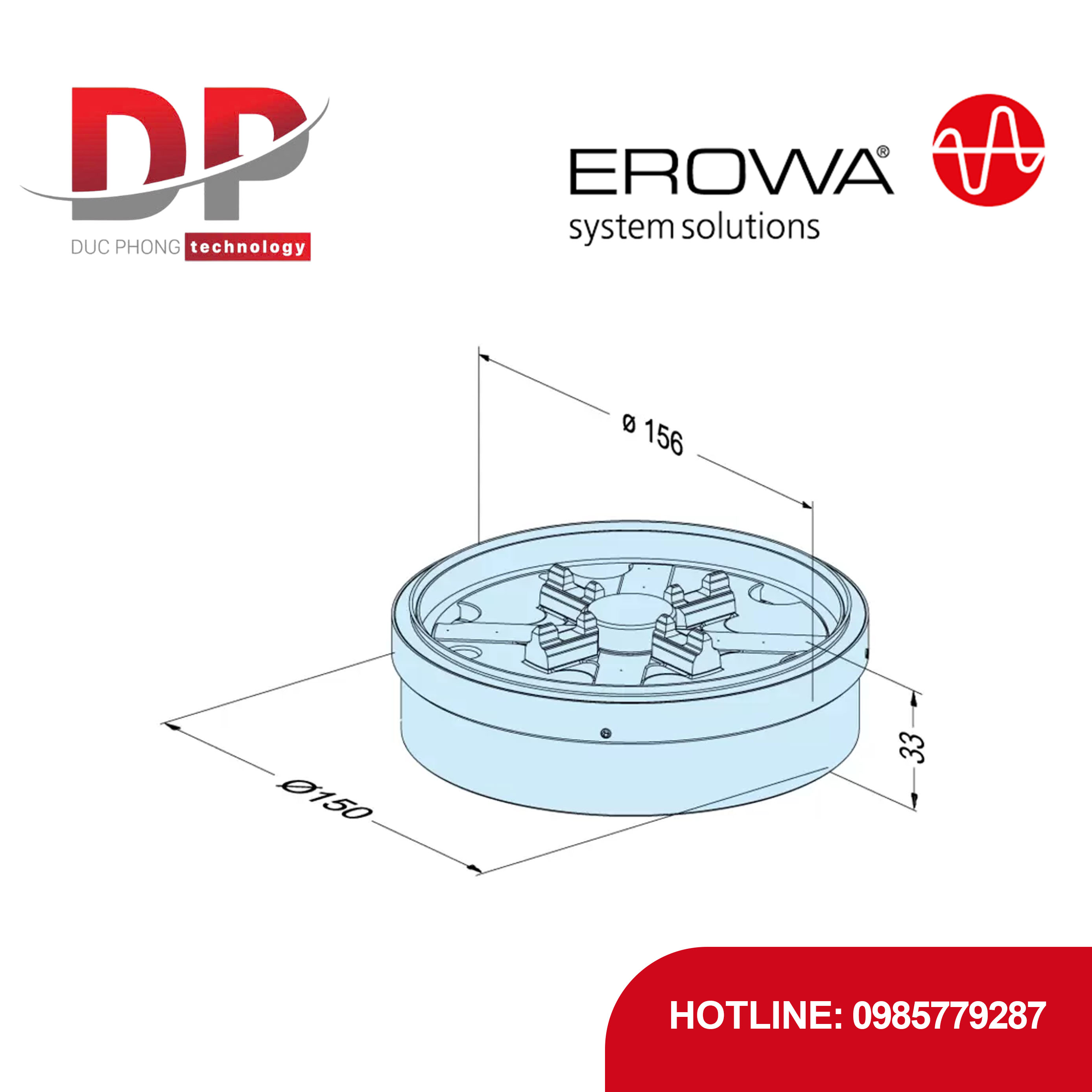 Đầu kẹp EROWA ER-136056 PowerChuck P