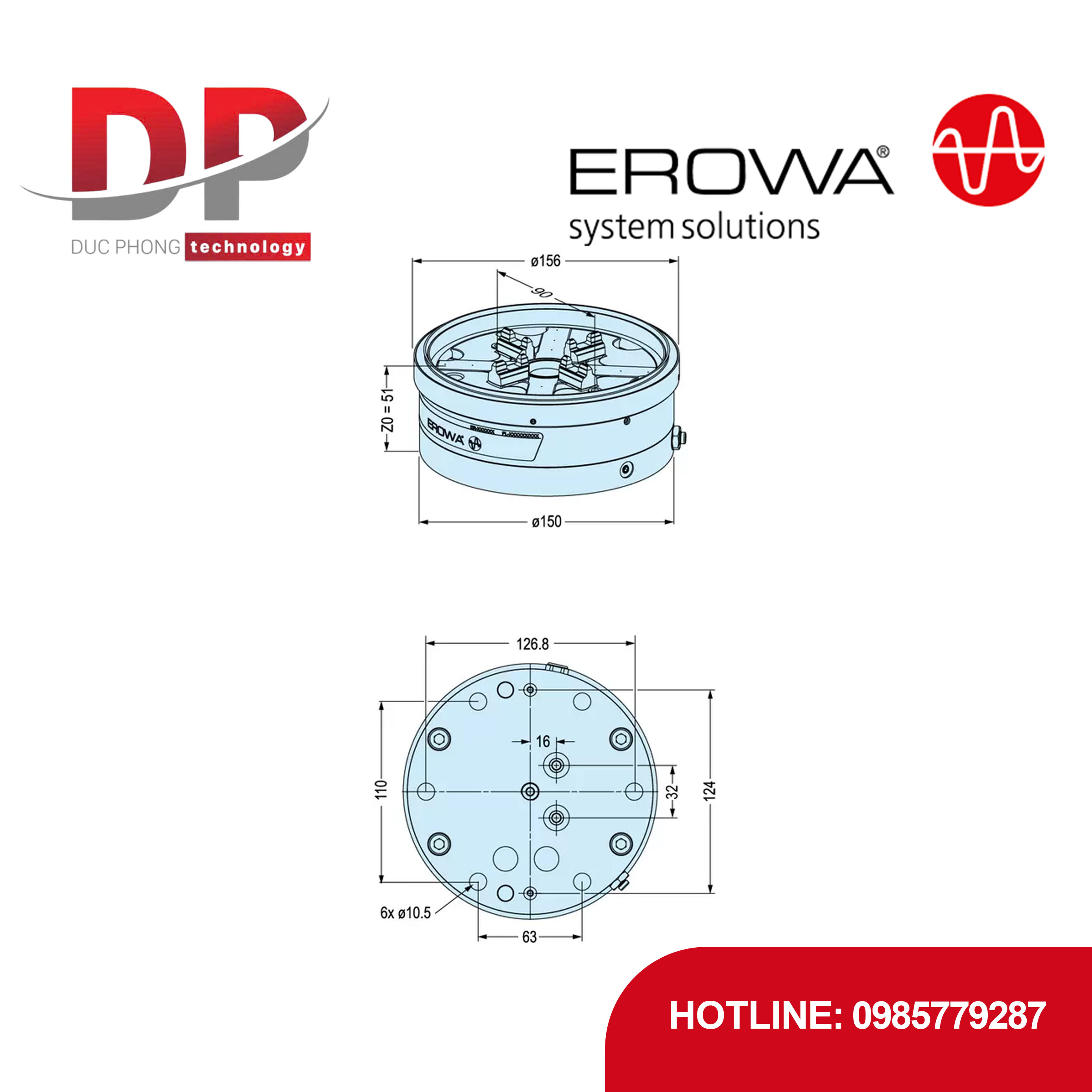 Đầu kẹp EROWA ER-115290