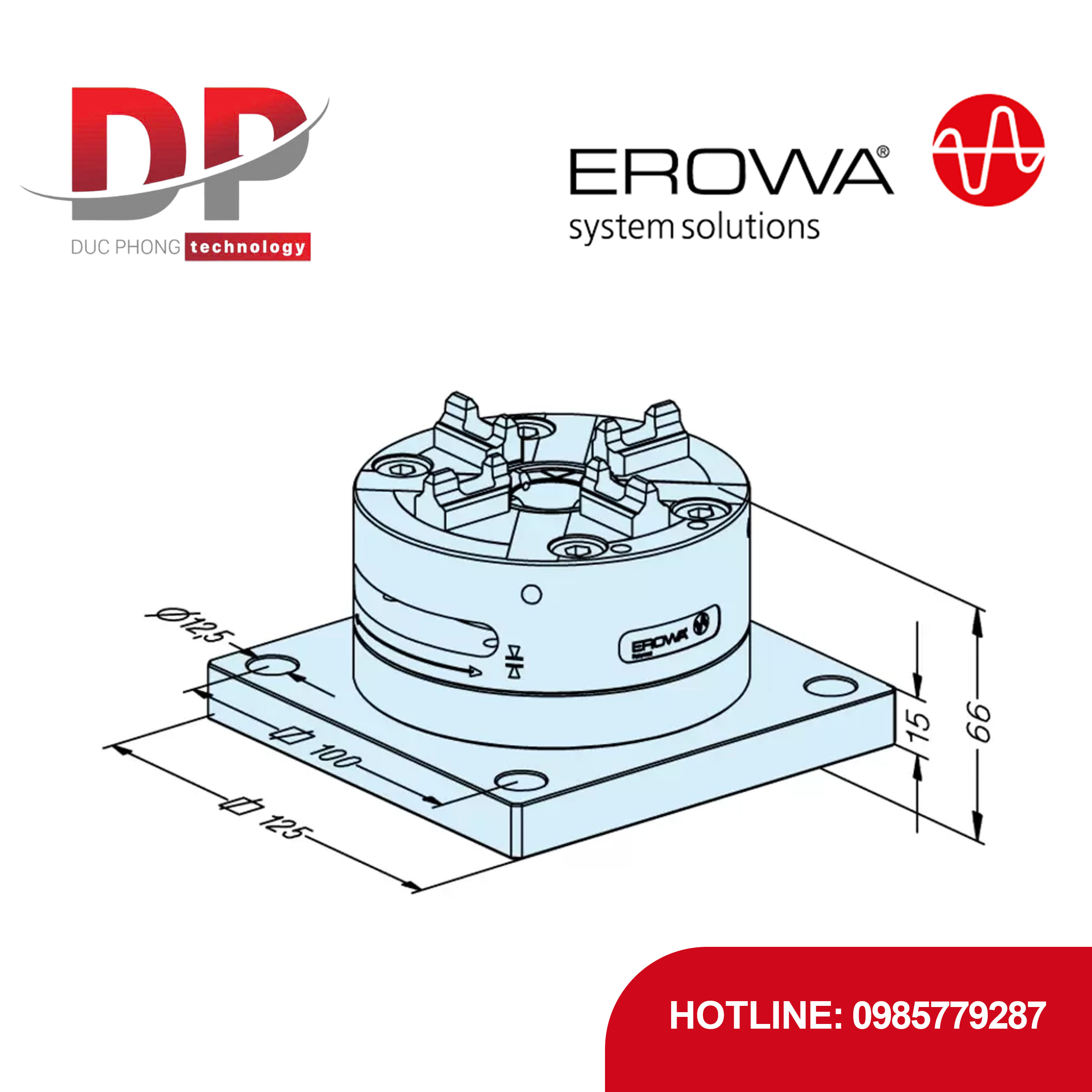 Đầu kẹp Khóa nhanh EROWA ER-022514