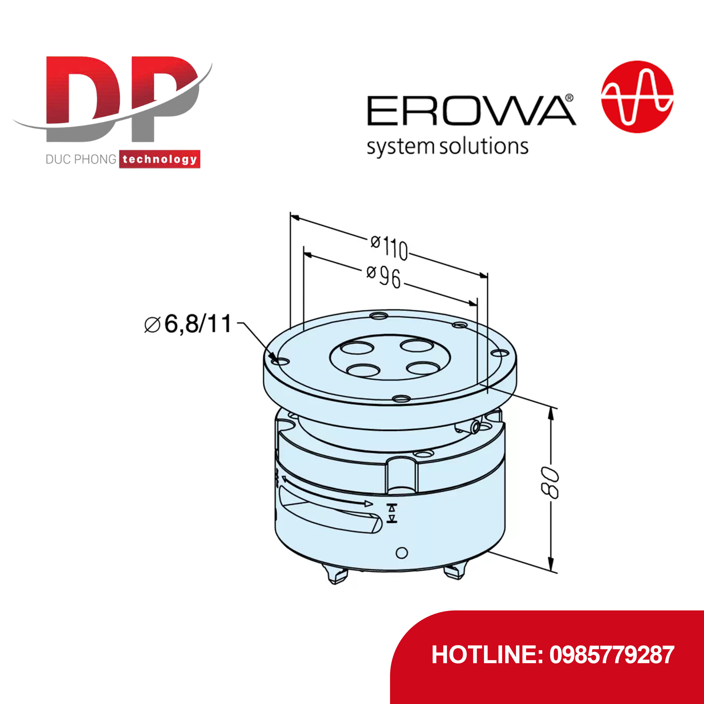 Đầu kẹp Khóa nhanh EROWA ER-022516