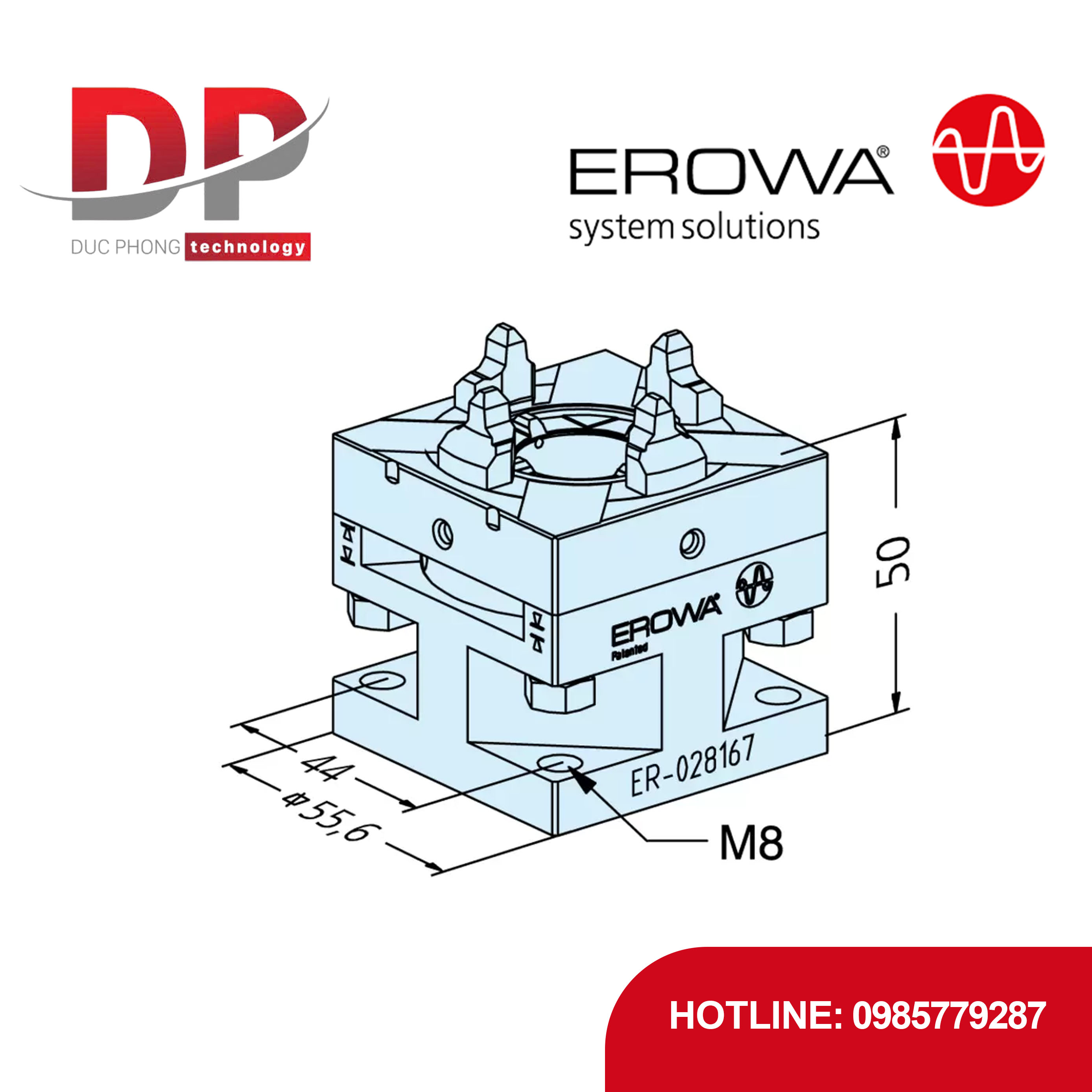 Đầu kẹp Khóa nhanh EROWA ER-028167