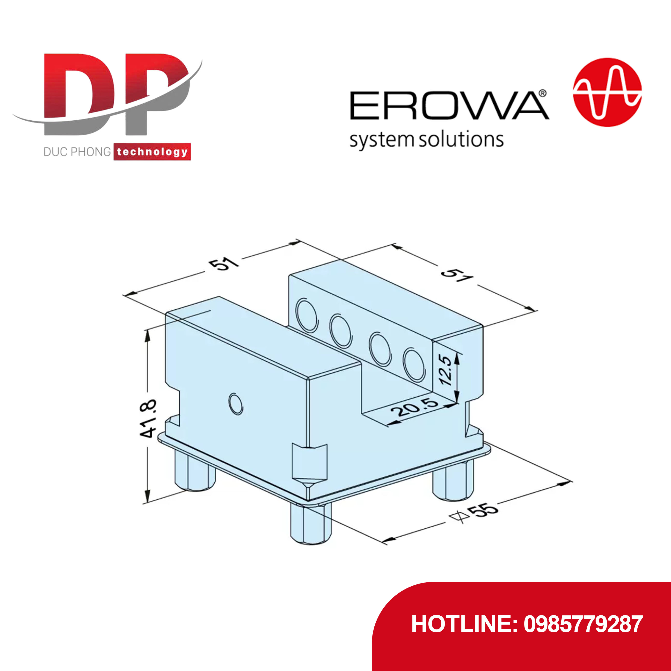 Đế giữ EROWA ER-093774