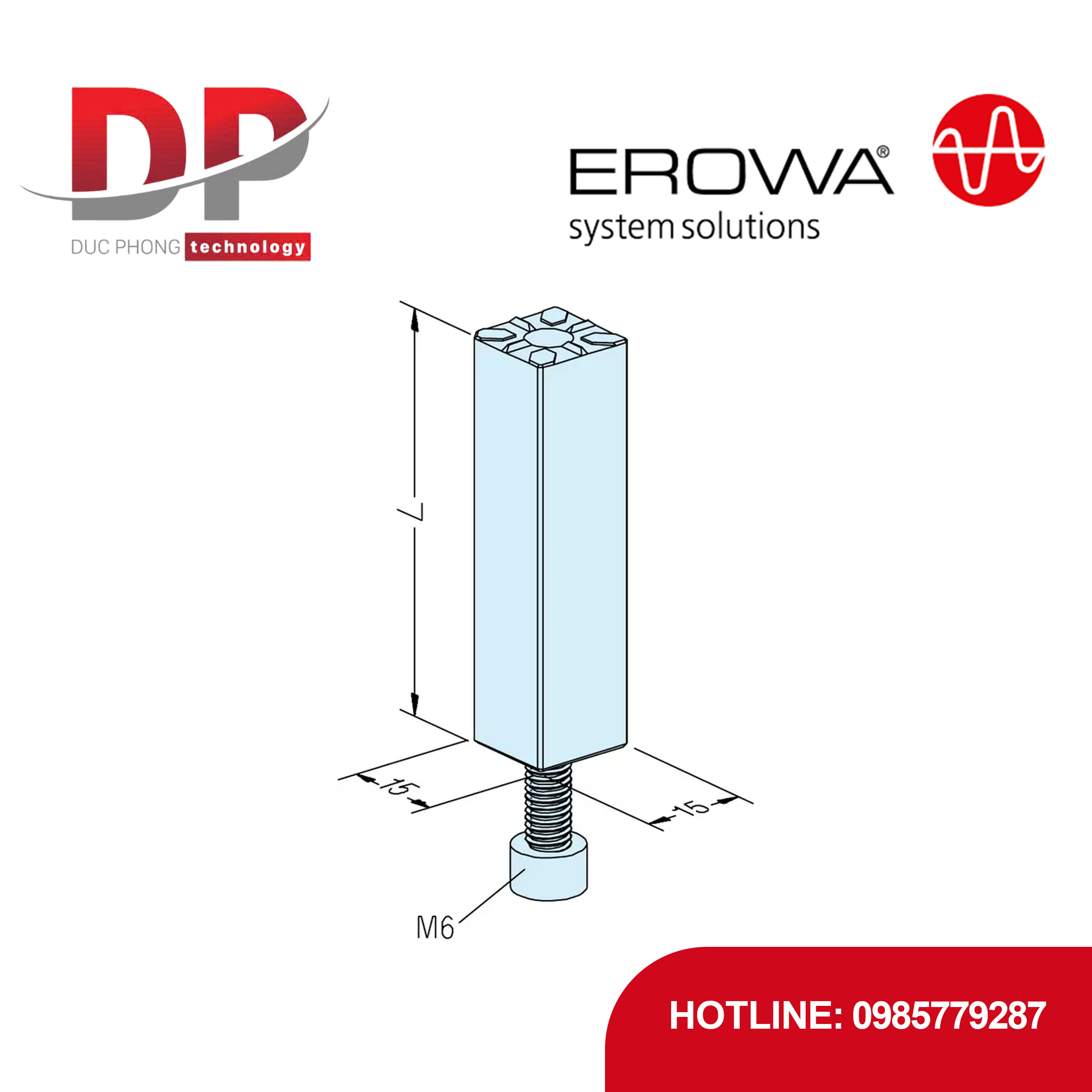 Đế giữ thẳng EROWA ER-003467