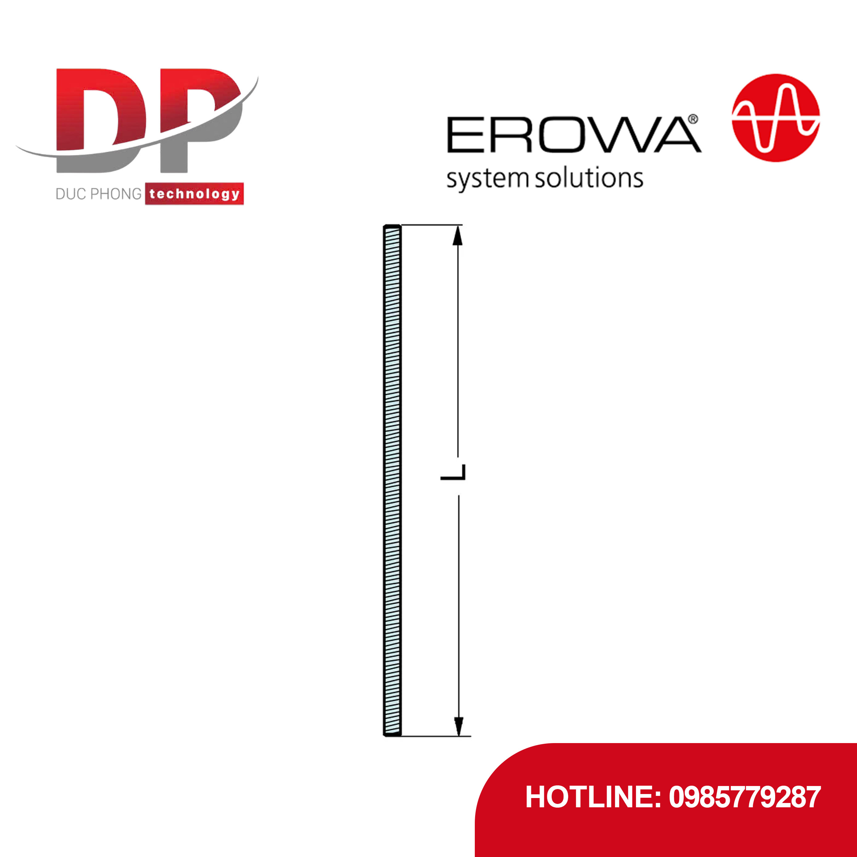 Điện cực ren EROWA ER-033207