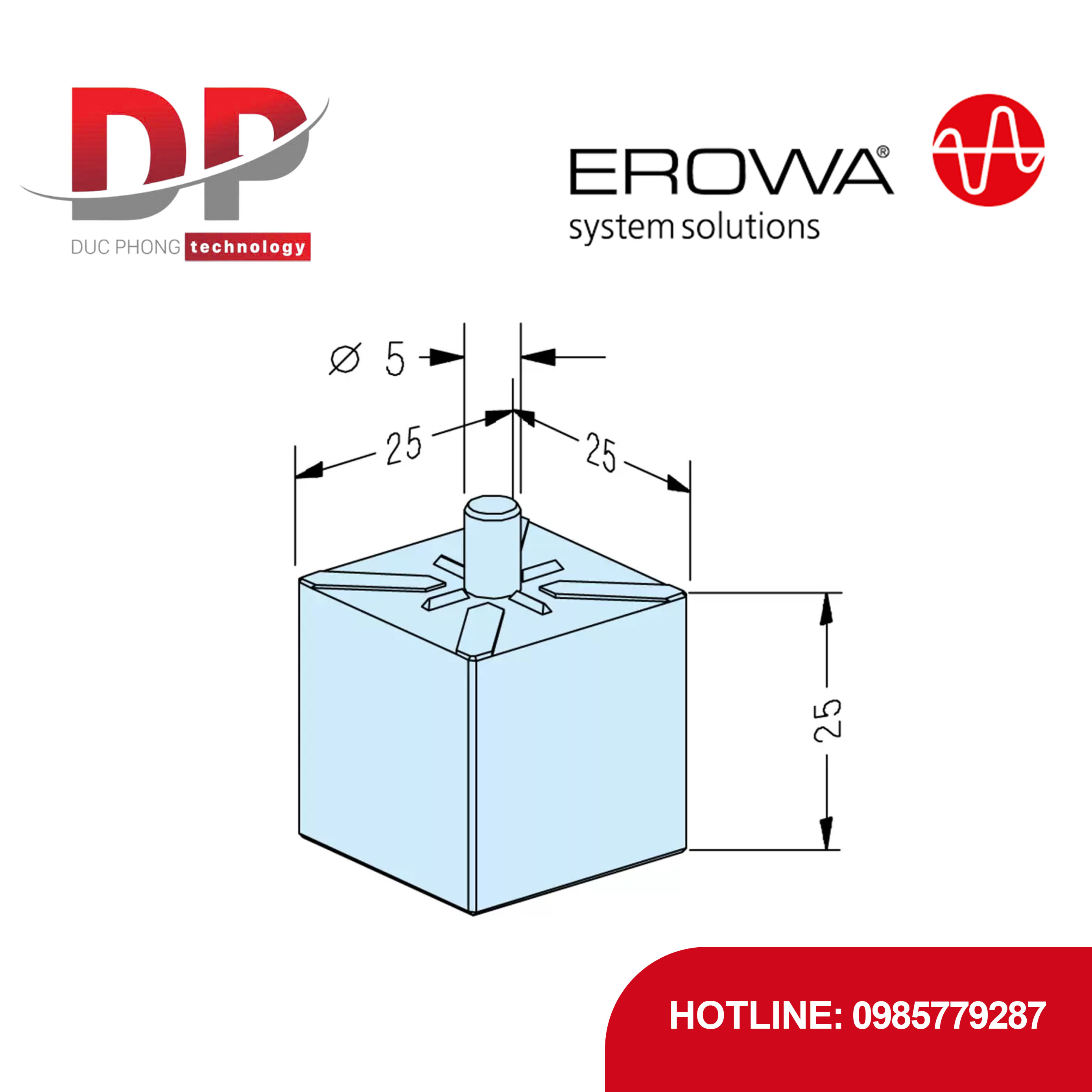 Lăng trụ dập khuôn EROWA ER-003422