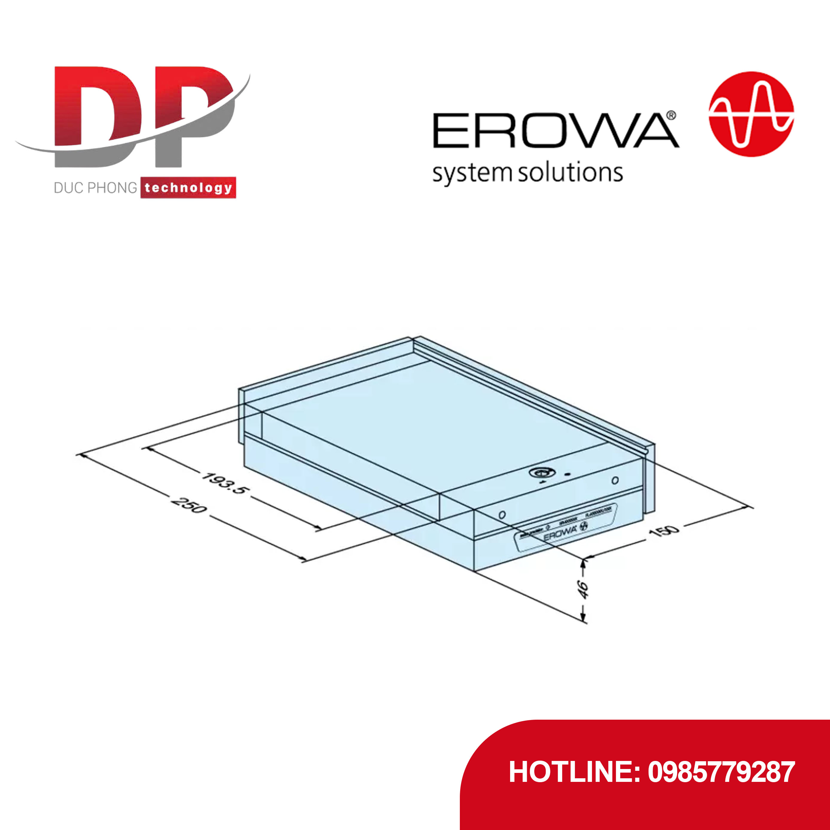 Tấm kẹp từ tính EROWA ER-090744