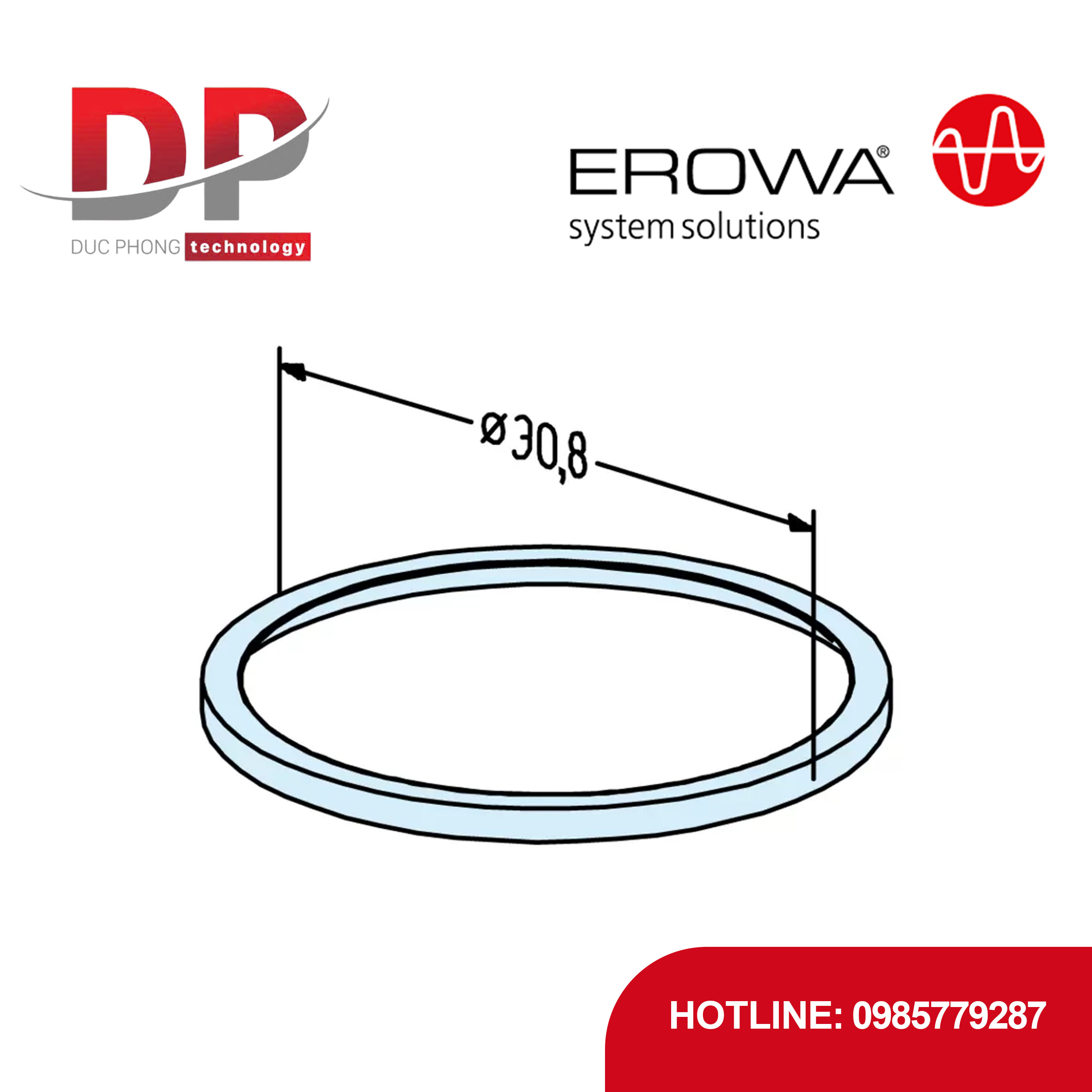 Vòng đệm kín EROWA ER-022922