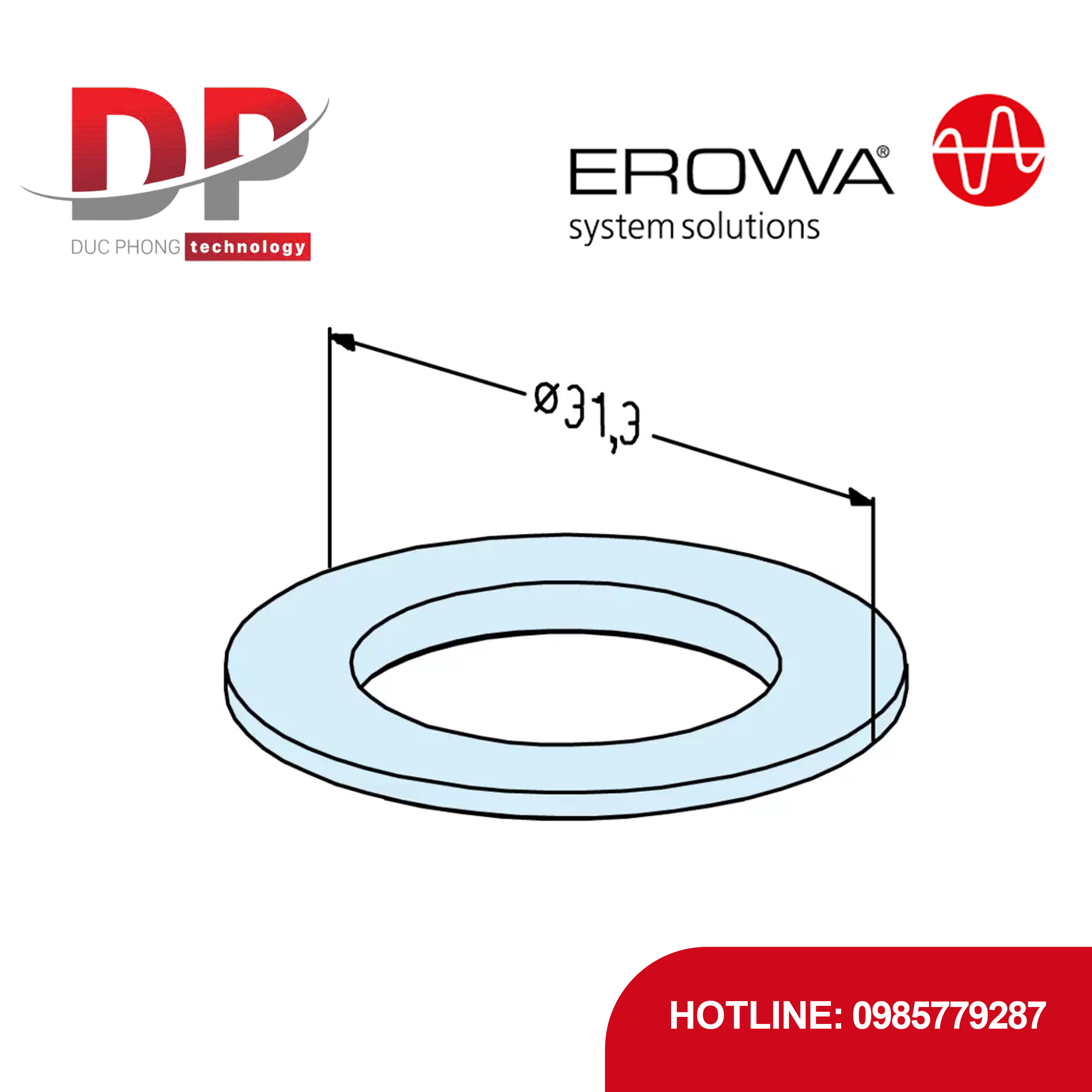 Vòng đệm kín EROWA ER-022924