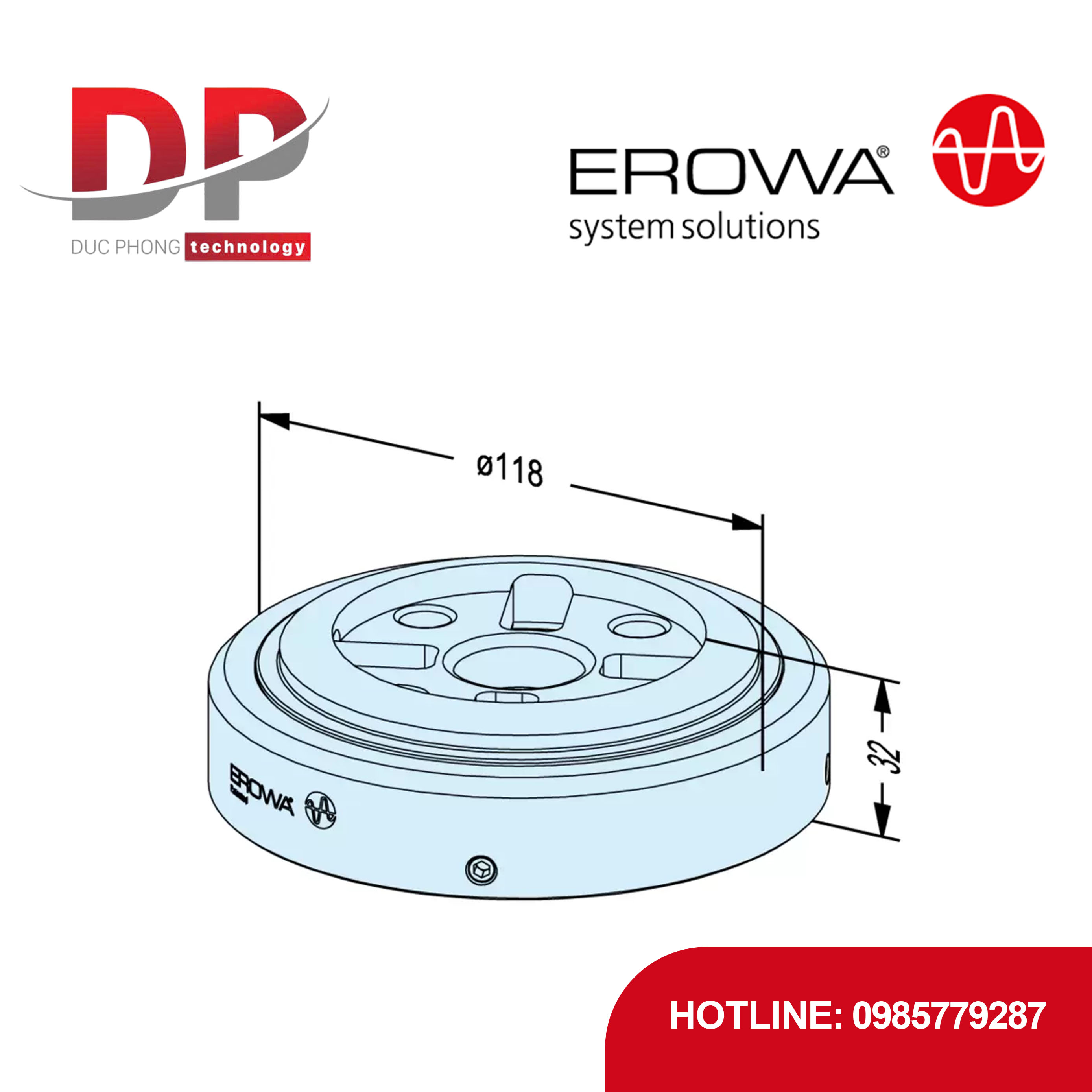 Vòng đệm kín EROWA ER-035356