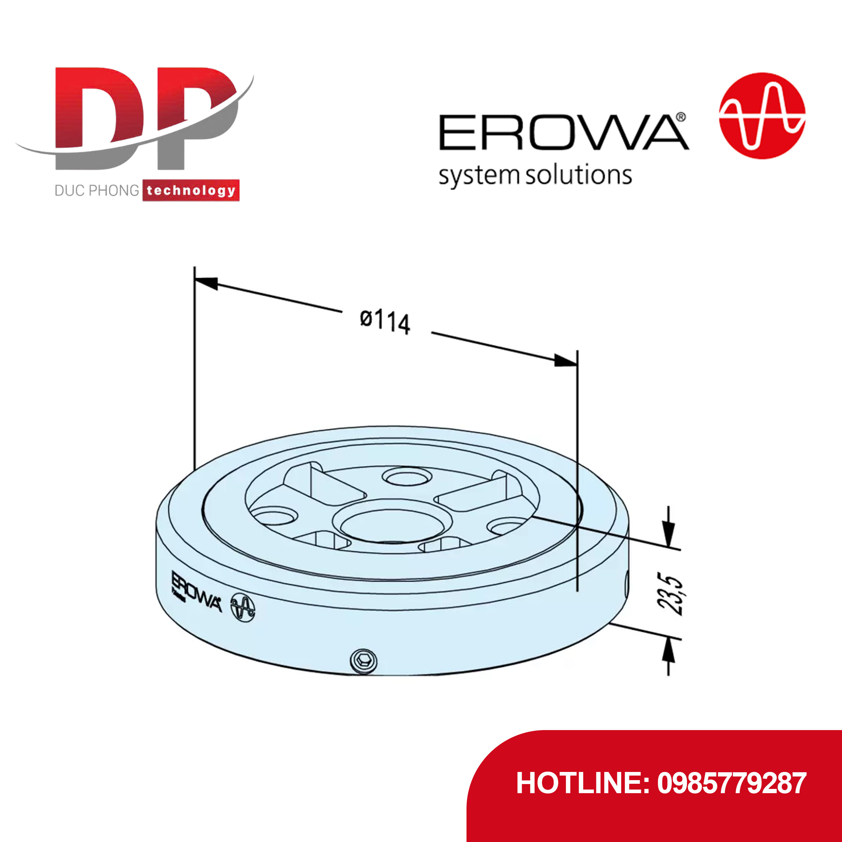 Vòng đệm kín EROWA ER-034735